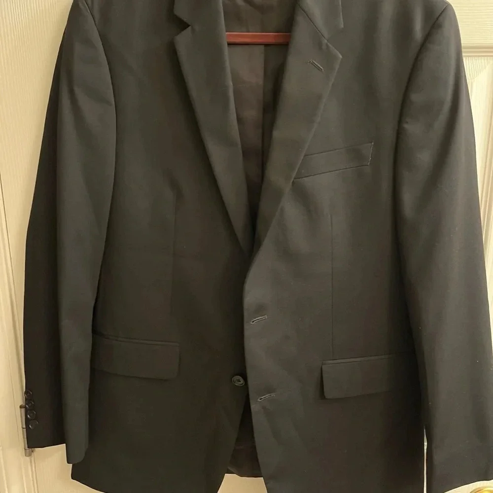 MEN’S ALFANI /MACY’S~ BLACK SPORT COAT~39R